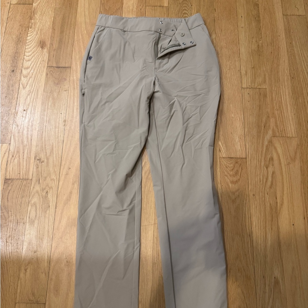 Figs Women's Straight Leg Pants in Light Khaki